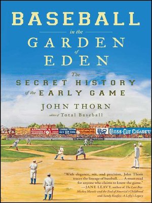 cover image of Baseball in the Garden of Eden